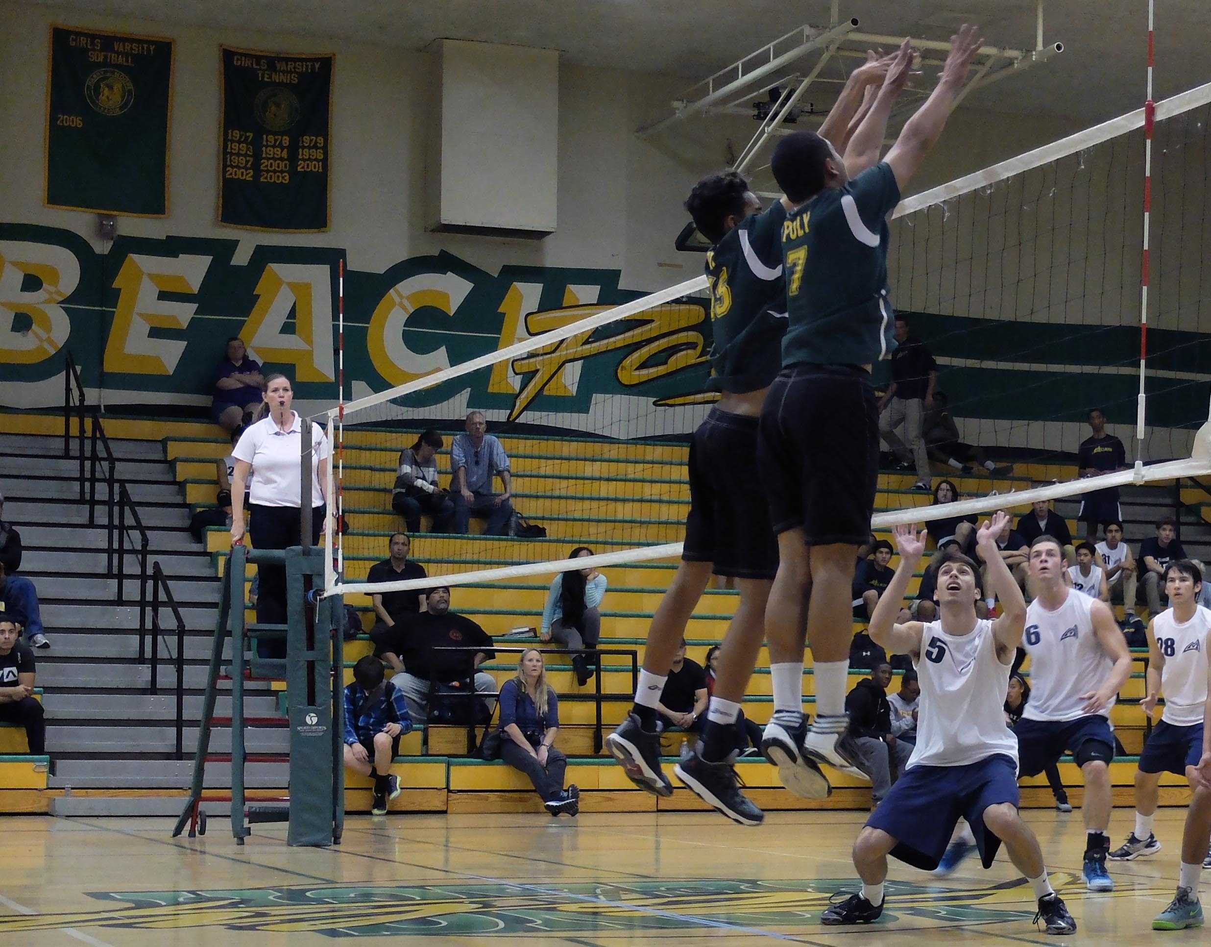 Boys Volleyball Sets It Away