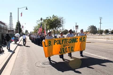 Poly Students Salute Veterans at Long Beach Parade